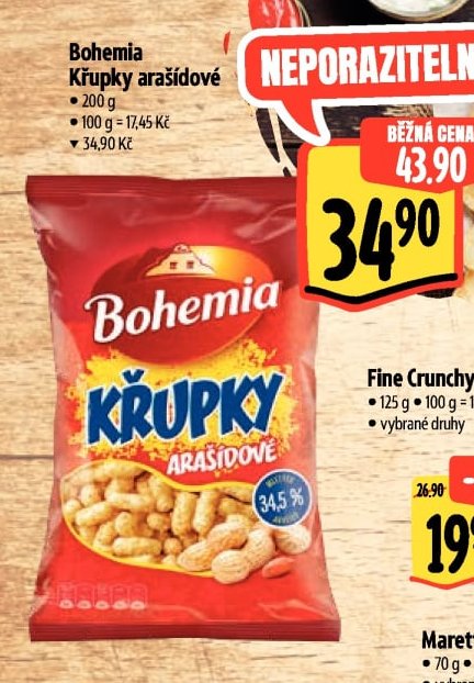 Bohemia Křupky arašídové