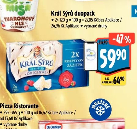 Král Sýrů duopack