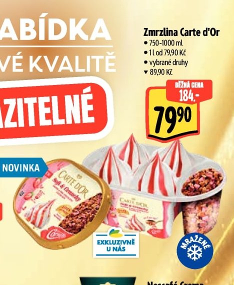 Zmrzlina Carte d'Or