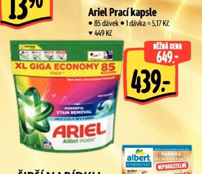 Ariel Prací kapsle