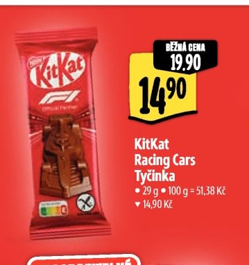 KitKat Racing Cars Tyčinka