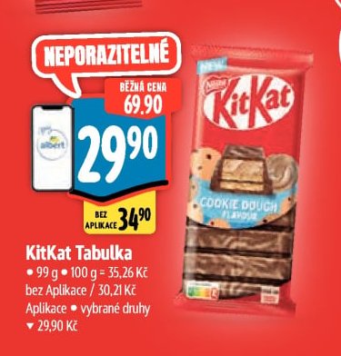 KitKat Tabulka