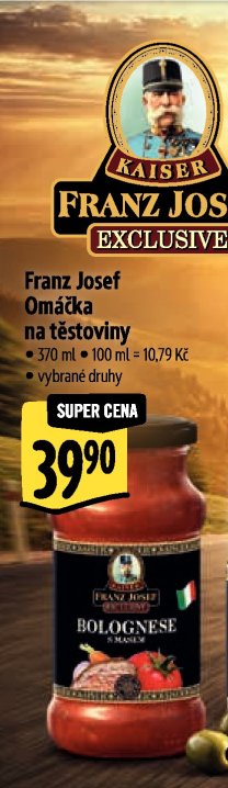 Franz Josef Omáčka na těstoviny
