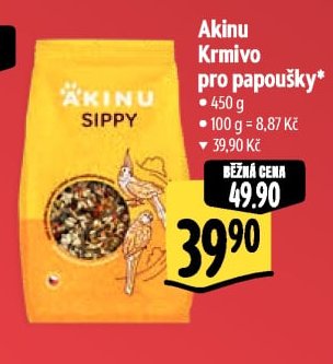 Akinu Krmivo pro papoušky