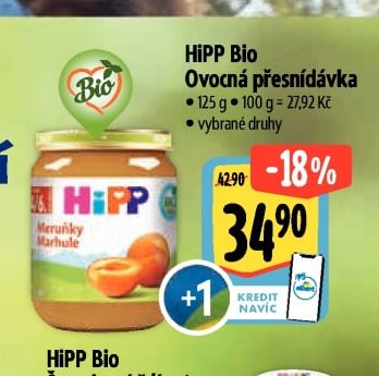 HiPP Bio Ovocná přesnídávka