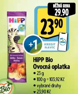 HiPP Bio Ovocná oplatka