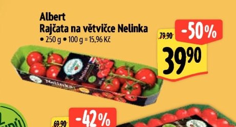 Albert Rajčata na větvičce Nelinka