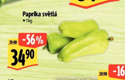 Paprika světlá