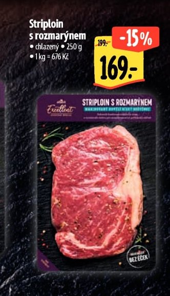 Striploin s rozmarýnem