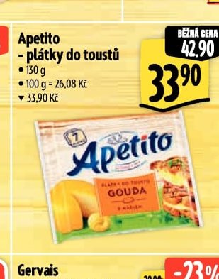 Apetito - plátky do toustů
