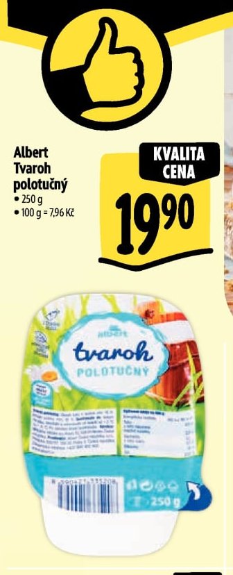 Albert Tvaroh polotučný