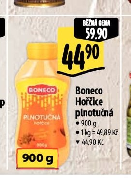 Boneco Hořčice plnotučná