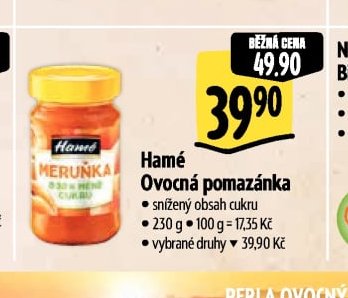 Hamé Ovocná pomazánka
