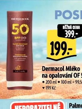 Dermacol Mléko na opalování OF 50