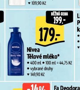 Nivea Tělové mléko