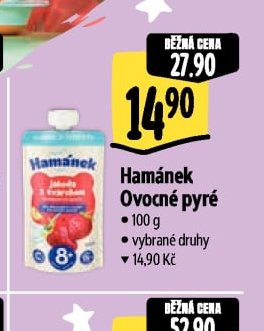 Hamánek Ovocné pyré