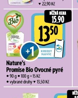 Nature's Promise Bio Ovocné pyré