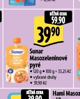 Sunar Masozeleninové pyré