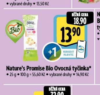 Nature's Promise Bio Ovocná tyčinka