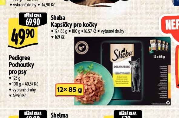 Sheba Kapsičky pro kočky
