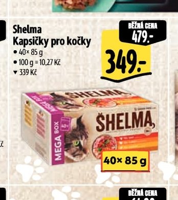 Shelma Kapsičky pro kočky