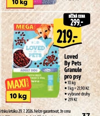 Loved By Pets Granule pro psy