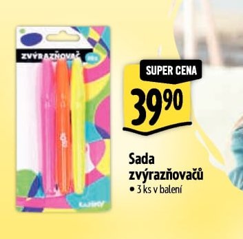 Sada zvýrazňovačů