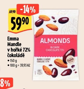 Emma Mandle v hořké 72% čokoládě
