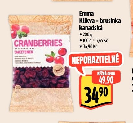 Emma Klikva - brusinka kanadská