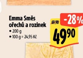 Emma Směs ořechů a rozinek