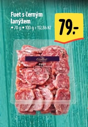 Fuet s černým lanýžem