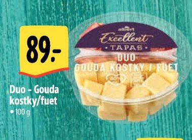 Duo - Gouda kostky/fuet