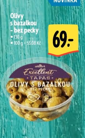 Olivy s bazalkou