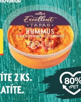 Hummus s grilovanou zeleninou