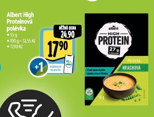 Albert High Proteinová polévka