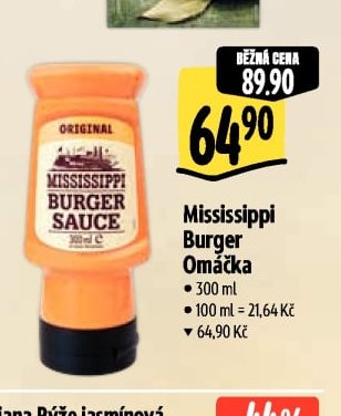 Mississippi Burger Omáčka