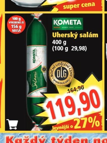 KOMETA Uherský salám 400 g