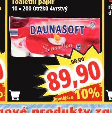 DAUNASOFT Toaletní papír