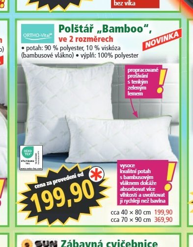 Polštář „Bamboo“