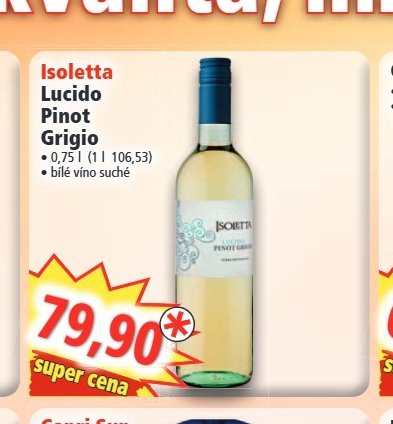 Isoletta Lucido Pinot Grigio