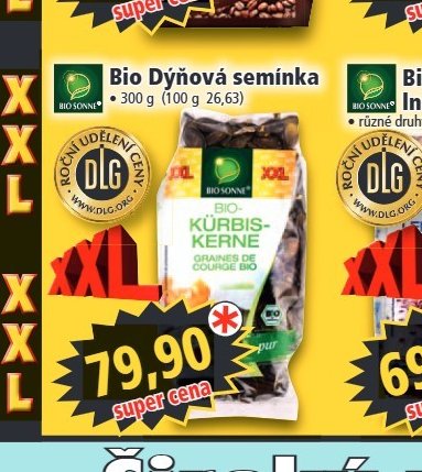 Bio Dýňová semínka