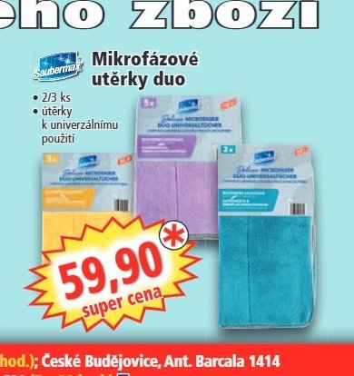 Mikrofázové utěrky duo