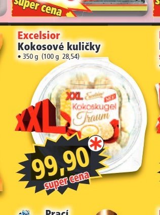 Excelsior Kokosové kuličky