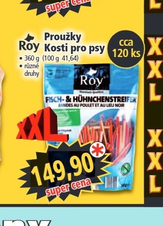 Proužky Roy Kosti pro psy