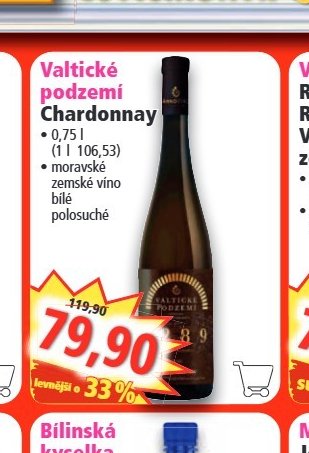 Valtické podzemí Chardonnay