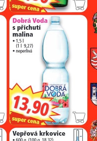Dobrá Voda s příchutí malina