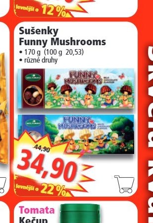 Sušenky Funny Mushrooms