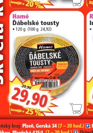 Hamé Ďábelské tousty