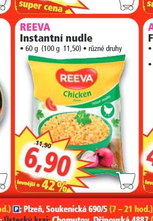 REEVA Instantní nudle