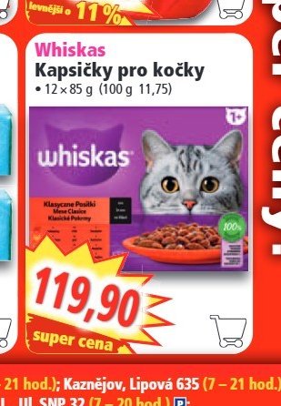 Whiskas Kapsičky pro kočky